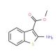 methyl 2-amino-1-benzothiophene-3-carboxylate - chemical structure image