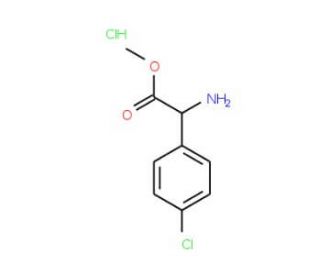 Methyl 2-amino-2-(4-chlorophenyl)acetatehydrochloride (CAS 42718-19-4) - chemical structure image