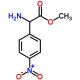 Methyl-2-amino-2-(4-nitrophenyl) acetate (CAS 360779-31-3) - chemical structure image