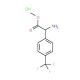 Methyl 2-amino-2-[4-(trifluoromethyl)phenyl]-acetate hydrochloride (CAS 390815-48-2) - chemical structure image