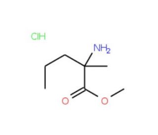 methyl 2-amino-2-methylpentanoate hydrochloride - chemical structure image