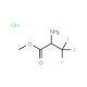 Methyl 2-amino-3,3,3-trifluoropropanoate hydrochloride (CAS 134297-36-2) - chemical structure image
