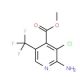 Methyl 2-amino-3-chloro-5-(trifluoromethyl)-isonicotinate - chemical structure image