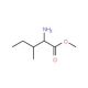 Methyl 2-amino-3-methylpentanoate (CAS 2577-46-0) - chemical structure image