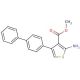 Methyl 2-amino-4-(1,1′-biphenyl-4-yl)thiophene-3-carboxylate - chemical structure image