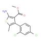 Methyl 2-amino-4-(2,4-dichlorophenyl)-5-methylthiophene-3-carboxylate - chemical structure image