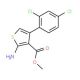 Methyl 2-amino-4-(2,4-dichlorophenyl)thiophene-3-carboxylate - chemical structure image