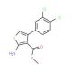 Methyl 2-amino-4-(3,4-dichlorophenyl)thiophene-3-carboxylate - chemical structure image