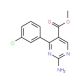 Methyl 2-amino-4-(3-chlorophenyl)pyrimidine-5-carboxylate (CAS 1150163-89-5) - chemical structure image