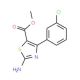 Methyl 2-amino-4-(3-chlorophenyl)thiazole-5-carboxylate (CAS 1065074-45-4) - chemical structure image