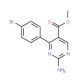 Methyl 2-amino-4-(4-bromophenyl)pyrimidine-5-carboxylate (CAS 1133115-66-8) - chemical structure image