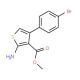 Methyl 2-amino-4-(4-bromophenyl)thiophene-3-carboxylate - chemical structure image