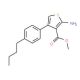Methyl 2-amino-4-(4-butylphenyl)thiophene-3-carboxylate - chemical structure image