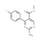 Methyl 2-amino-4-(4-fluorophenyl)pyrimidine-5-carboxylate (CAS 1133115-54-4) - chemical structure image