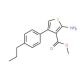 Methyl 2-amino-4-(4-propylphenyl)thiophene-3-carboxylate - chemical structure image