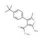Methyl 2-amino-4-(4-tert-butylphenyl)-5-methylthiophene-3-carboxylate - chemical structure image