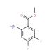 Methyl 2-Amino-4,5-difluorobenzoate 的分子结构, CAS编号: 207346-42-7 Methyl 2-Amino-4,5-difluorobenzoate (CAS 207346-42-7) - chemical structure image