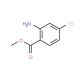 methyl 2-amino-4-chlorobenzoate (CAS 5900-58-3) - chemical structure image