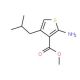 methyl 2-amino-4-isobutylthiophene-3-carboxylate - chemical structure image