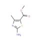 Methyl 2-amino-4-methyl-1,3-thiazole-5-carboxylate (CAS 3829-80-9) - chemical structure image