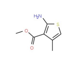 Methyl 2-amino-4-methyl-3-thiophene carboxylate - chemical structure image