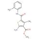 Methyl 2-amino-4-methyl-5-{[(2-methylphenyl)amino]carbonyl}thiophene-3-carboxylate - chemical structure image