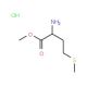 methyl 2-amino-4-(methylthio)butanoate hydrochloride (CAS 16118-36-8) - chemical structure image