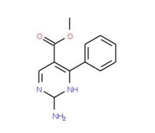 Methyl 2-amino-4-phenylpyrimidine-5-carboxylate (CAS 1150163-80-6) - chemical structure image