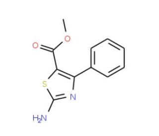 Methyl 2-amino-4-phenylthiazole-5-carboxylate (CAS 893652-36-3) - chemical structure image