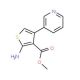 Methyl 2-amino-4-pyridin-3-ylthiophene-3-carboxylate - chemical structure image