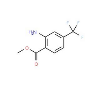 methyl 2-amino-4-(trifluoromethyl)benzoate (CAS 61500-87-6) - chemical structure image