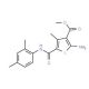 Methyl 2-amino-5-{[(2,4-dimethylphenyl)amino]-carbonyl}-4-methylthiophene-3-carboxylate - chemical structure image