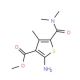 Methyl 2-amino-5-[(dimethylamino)carbonyl]-4-methylthiophene-3-carboxylate (CAS 350996-95-1) - chemical structure image