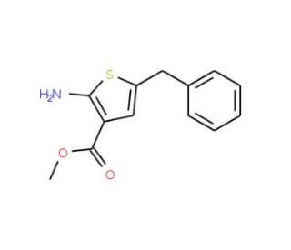 Methyl 2-amino-5-benzylthiophene-3-carboxylate - chemical structure image