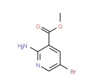 Methyl 2-Amino-5-bromonicotinate (CAS 50735-34-7) - chemical structure image