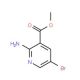 Methyl 2-Amino-5-bromonicotinate (CAS 50735-34-7) - chemical structure image