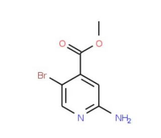 Methyl 2-amino-5-bromopyridine-4-carboxylate (CAS 882499-87-8) - chemical structure image