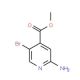 Methyl 2-amino-5-bromopyridine-4-carboxylate (CAS 882499-87-8) - chemical structure image