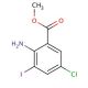 Methyl 2-amino-5-chloro-3-iodobenzoate (CAS 289039-84-5) - chemical structure image
