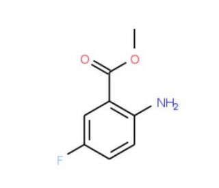 Methyl 2-amino-5-fluorobenzoate (CAS 319-24-4) - chemical structure image