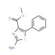 Methyl 2-amino-5-phenyl-1,3-thiazole-4-carboxylate (CAS 115174-39-5) - chemical structure image