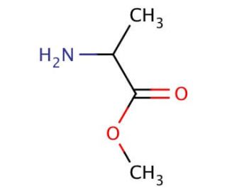 methyl 2-aminopropanoate (CAS 13515-97-4) - chemical structure image