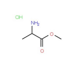 Methyl 2-aminopropanoate hydrochloride (CAS 13515-97-4) - chemical structure image
