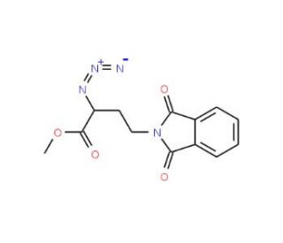 Methyl 2-azido-4-(1,3-dioxo-1,3-dihydro-2H-isoindol-2-yl)butanoate - chemical structure image