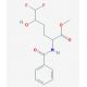 methyl 2-(benzoylamino)-6,6-difluoro-5-hydroxyhexanoate - chemical structure image