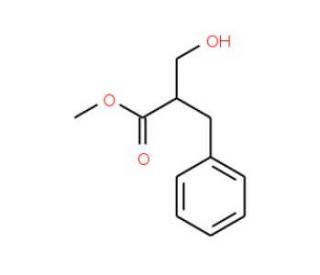methyl 2-benzyl-3-hydroxypropanoate - chemical structure image