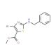 Methyl 2-(benzylamino)-4-bromo-thiazole-5-carboxylate - chemical structure image