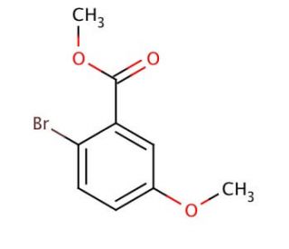 Methyl 2-bromo-5-methoxybenzoate (CAS 35450-36-3) - chemical structure image