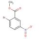 Methyl 2-bromo-5-nitrobenzoate (CAS 6942-36-5) - chemical structure image