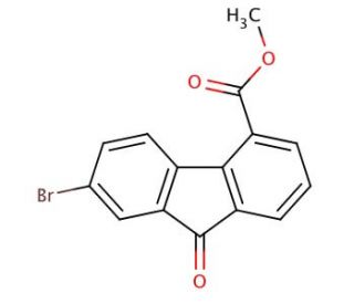 Methyl-2-bromo-9-fluorenone-5-carboxylate - chemical structure image